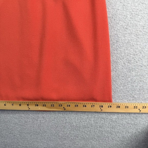 Charles Henry Off Shoulder Dress Womens S Orange Mini City Party Modern USA Made - Picture 6 of 11